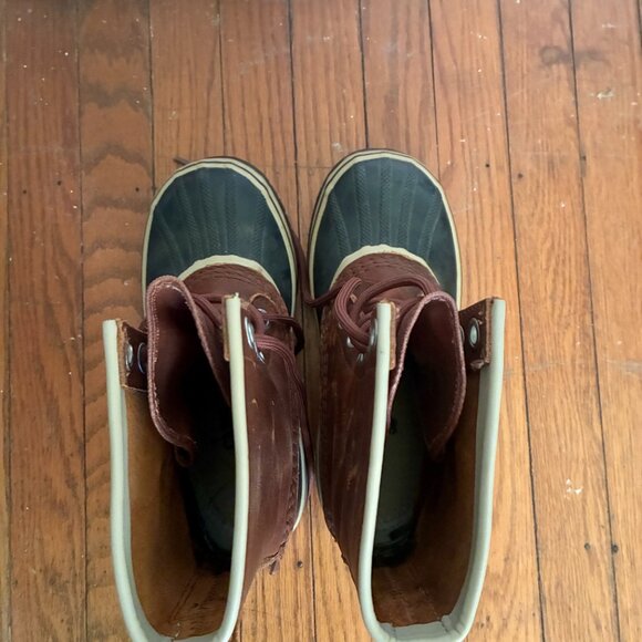 Sorel Waterproof Leather Duck Boots - Picture 4 of 10